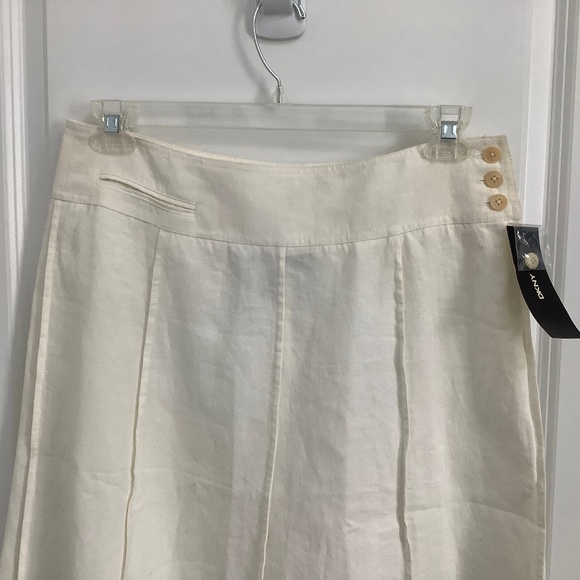 NWT DKNY Women’s Skirt, Size 10, 100% Linen - Picture 2 of 8